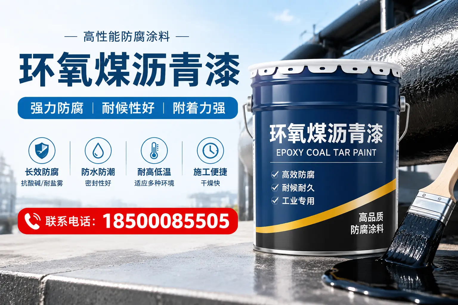 环氧煤沥青漆与普通涂料的区别分析
